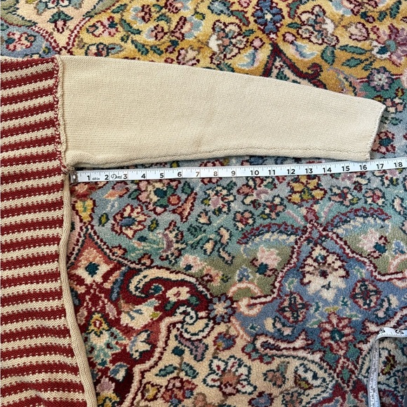 ⭐️3for10⭐️ Cotton Knit American Flag Americana Crewneck Pullover Women’s Medium - Picture 9 of 11